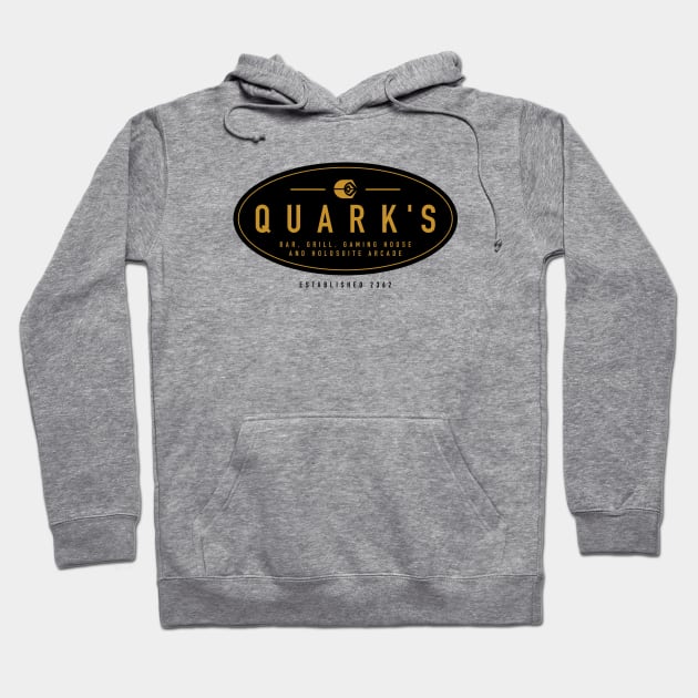 Quark's Bar, Grill, Gaming House & Holosuite Arcade Hoodie by alanduda